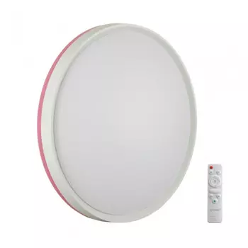 Настенно-потолочный светильник с пультом ДУ Sonex Color Kezo Pink 7708/EL