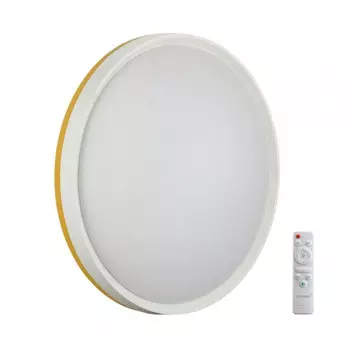 Настенно-потолочный светильник с пультом ДУ Sonex Color Kezo Yellow 7709/EL