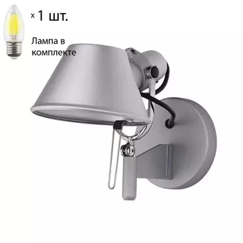 Настенное бра Favourite Legend с лампочкой 1869-1W+Lamps E27 Свеча