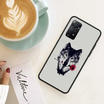 Чехол для телефона «Белоснежка, голубые глаза, волк» для Redmi Note 13 Pro 5G Plus 12 12C 10 10A 10C 9 9A 9C 9T 8 8A K60 K70 Pro Xiaomi Cover 7 Redmi Note 13 Pro 5G