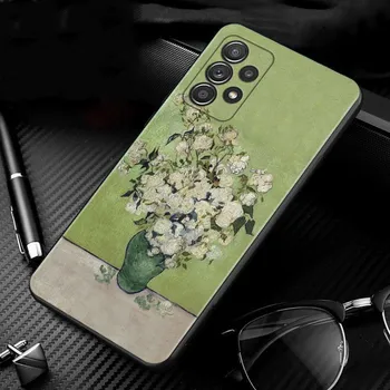 Чехол в стиле ретро с рисунком Ван Гога для Samsung Galaxy A51 A71 A41 A31 A13 A11 A01 A72 A52 A42 A32 A22 A52s A21s A02s A03 A12 A02 Samsung A72 5G