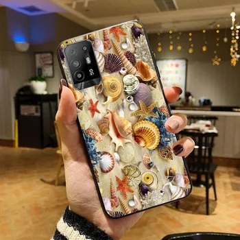 Чехол для телефона Seashells Sea Star Funda для OPPO A74 A94 5G A3S A5S A9 A12 A15 A15S A52 A53 A53S A72 A73 2020 A91 5G Чехлы coque OPPO A3S
