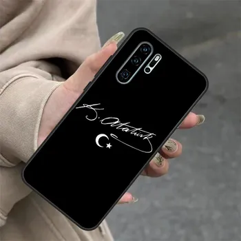 Чехол Mustafa Kemal Ataturk для Huawei P40 Lite P20 P30 Nova 11 Pro 9 10 SE 3i 7i 11i 5T Y60 Y61 Y70 Y90 Y91 Huawei P20