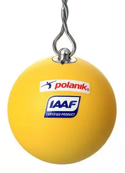 Молот соревновательный стальной 7,26 кг диам. 110 мм. Polanik IAAF PM-7,26/110