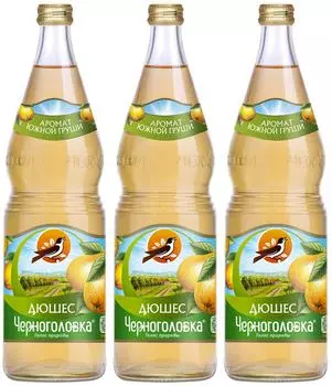 Напиток Черноголовка Дюшес 1л (упаковка 3 шт.)