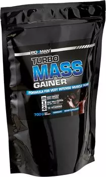 Гейнер IronMan Turbo Mass Gainer со вкусом шоколада 700г