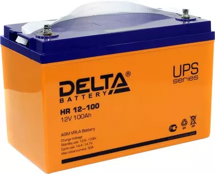 Аккумуляторная батарея для ИБП Delta HR HR12-100/HR12-100L, 12V, 100Ah