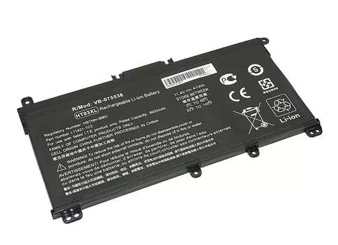 Аккумуляторная батарея для HP, 11.4V, 41 Wh, черный, OEM ( L11119-855-OEM)