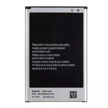 Аккумулятор Samsung для Samsung Galaxy Note 3 N9000, N9002, N9005 B800BC, B800BE, B800BU, Li-Pol (385663)