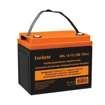 Аккумуляторная батарея для ИБП Exegate HRL 12-75, 12V, 75Ah (EX285653RUS)