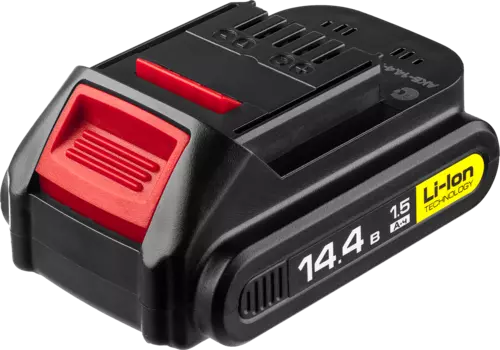 Аккумулятор ЗУБР, 14.4V, 1.5Ah, Li-Ion для ЗУБР ДА-14.4-2-Ли КМ2, ДА-14.4-2-Ли КНМ2 (АКБ-14.4-Ли 15М2)