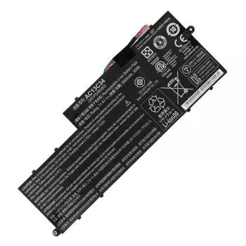 Аккумуляторная батарея AC13C34 для Acer Aspire E3-112, V3-112P, V3-112P-C451, E3-112-C97Z, E3-112-C6XG, V3-112P-C696, V3-111P, E3-112-C1KV, E3-112-C0CR, E3-112-C97Q, V3-111P-C3WT, V3-111P-C2FF, E3-112-C22E, 11.4V, 2600mAh, черный
