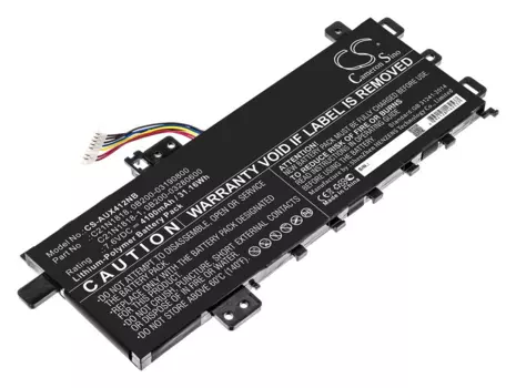 Аккумуляторная батарея CameronSino CS-AUX412NB для Asus VivoBook 14 X412UA, X412UB, 7.6V, 4100mAh, черный