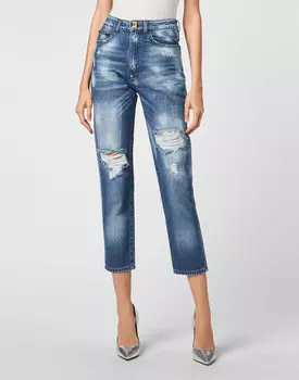 Джинсы Бойфренды Philipp Plein
