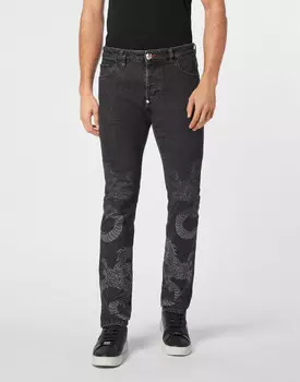 Джинсы Прямые Philipp Plein