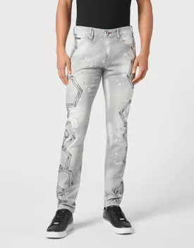 Джинсы Прямые Philipp Plein