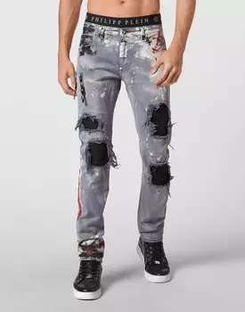 Джинсы Зауженные Philipp Plein