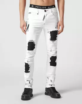 Джинсы Зауженные Philipp Plein