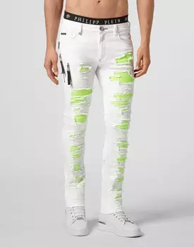 Джинсы Зауженные Philipp Plein