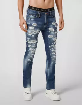 Джинсы Зауженные Philipp Plein