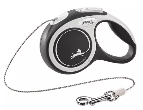 Flexi рулетка New Line Comfort XS до 8 кг (3 м трос) (Черный)
