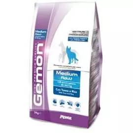 Gemon Dog Medium Adult корм для взрослых собак средних пород (Тунец и рис, 3 кг.)