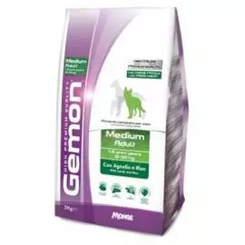 Gemon Dog Medium Adult корм для взрослых собак средних пород (Ягненок и рис, 15 кг.)