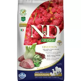 Farmina N&amp;D Dog Grain Free Quinoa Digestion корм для собак с чувствительным пищеварением (Ягненок, 800 г.)
