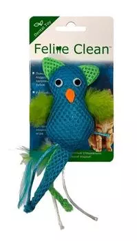 Feline Clean игрушка Dental "Сова" хвост с перьями для кошек