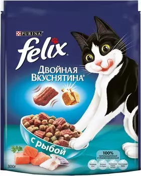 Felix Двойная вкуснятина для кошек (Рыба, 300 г.)