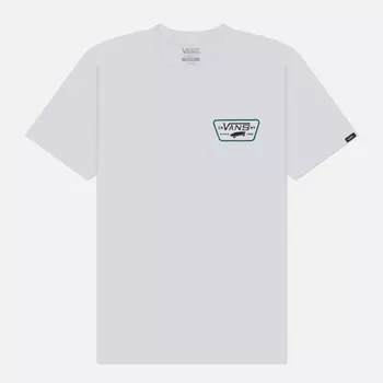 Мужская футболка Vans Full Patch Back, цвет белый, размер M
