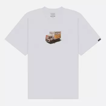 Мужская футболка Vans Special Delivery, цвет белый, размер S
