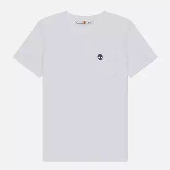 Мужская футболка Timberland Dunstan River Chest Pocket, цвет белый, размер XXL
