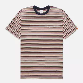 Мужская футболка thisisneverthat L-Logo Striped, цвет красный, размер M
