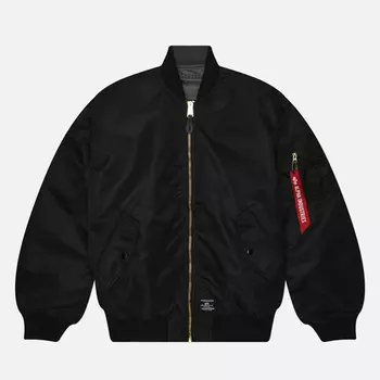 Мужская куртка бомбер Alpha Industries L-2B Mod Gen II Flight, цвет чёрный, размер S