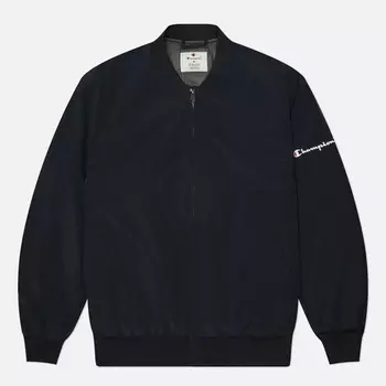 Мужская куртка бомбер Champion Bonded Stretch Nylon, цвет чёрный, размер XXL