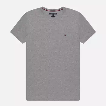 Мужская футболка Tommy Hilfiger Core Stretch Slim Crew Neck, цвет серый, размер XXL