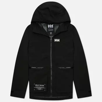 Мужская куртка дождевик Helly Hansen Move Hooded Rain, цвет чёрный, размер M
