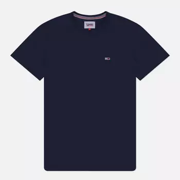 Мужская футболка Tommy Jeans Classics Organic Cotton, цвет синий, размер XL