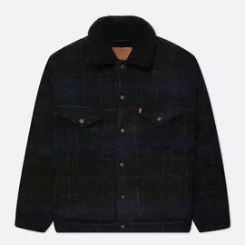 Мужская куртка Levi's VTG Fit Sherpa, цвет синий, размер XS