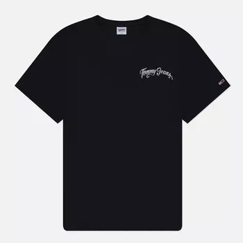 Мужская футболка Tommy Jeans Relaxed Vintage City, цвет чёрный, размер L
