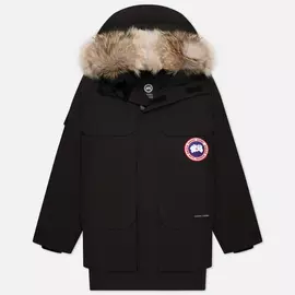 Мужская куртка парка Canada Goose Expedition RF, цвет чёрный, размер XS