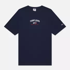 Мужская футболка Tommy Jeans Timeless Tommy Script, цвет синий, размер XL