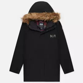 Мужская куртка парка Helly Hansen Coastal 2, цвет чёрный, размер XL