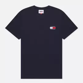 Мужская футболка Tommy Jeans Tommy Badge Regular Fit, цвет синий, размер XS