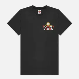 Мужская футболка Tommy Jeans x Garfield Graphic 2, цвет чёрный, размер XXL