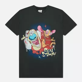 Мужская футболка Tommy Jeans x Ren And Stimpy, цвет чёрный, размер L