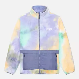 Мужская куртка RIPNDIP Castanza Reversible Brushed Fleece Quilted, цвет фиолетовый, размер XL