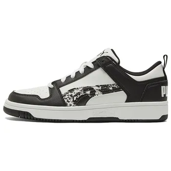 Кроссовки Puma Rebound LayUp Low Black White Camo Unisex 368876-01 35.5