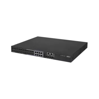 Коммутатор Dahua S5500-24GF4XF-E, управляемый, кол-во портов:, combo RJ-45/SFP 24x1, кол-во SFP/uplink: SFP+ 4x10 Гбит/с, установка в стойку (DH-S5500-24GF4XF-E)